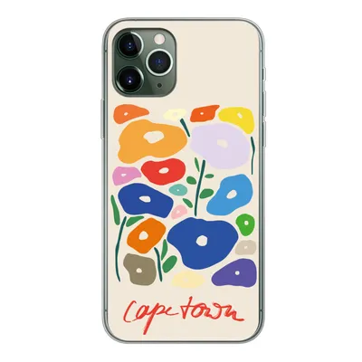Produktbild von MuchoWow® Handyhülle Schutzhülle Hülle für iPhone 11 Pro Blume - Abstrakt - Südafrika Silikon Softcase Handy Hülle - Handy