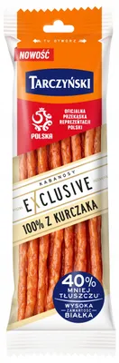 Image de Tarczynski Kabanosy Exclusive 100 % viande de poulet 90 g Saucisse à griller Spécialité polonaise