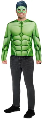 Immagine prodotto di Hulk - Top del costume da uomo BN6459 (M-L) (verde)