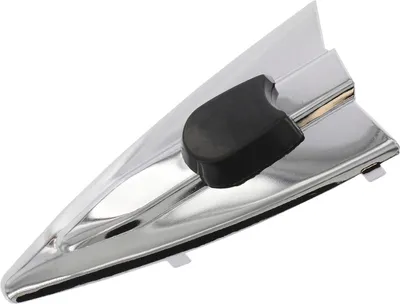 Image de Capuchon pour interrupteur d'allumage, forme pointue, effet chromé en aluminium, adapté à MZ