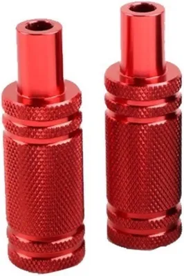 Productafbeelding van Motorfiets Beugel - Spotlight Houder - Verlichting Monteren - Aluminiumlegering - 2 stuks - Rood