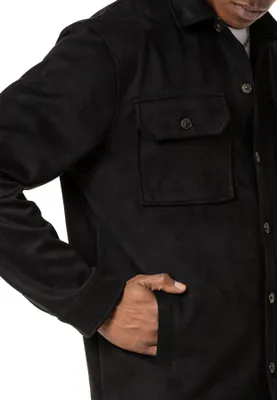 Produktbild von Red Bridge Herren Hemd Wildlederlook mit Taschen Schwarz XL
