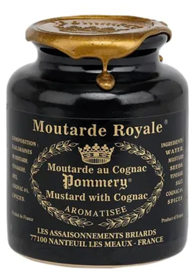 Zdjęcie produktu dla Musztarda meauska z koniakiem, "Moutarde Royal".