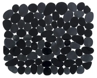 Spülbeckeneinlage Stone Schwarz 31x26 cm, Kunststoff, zuschneidbar
