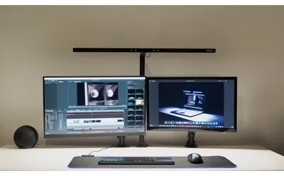 Immagine prodotto di MAUL monitor light MAULgate LED 3.000 - 6.500 K dimmerabile base a morsetto nero