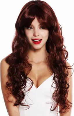 Produktbild von WIG ME UP Perücke lang lockig voluminös Rot-Braun-Mix VK-36-33A130