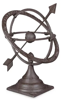 Produktbild von Antike Garten-Säule Sonnenuhr aus Gusseisen Wetterfest