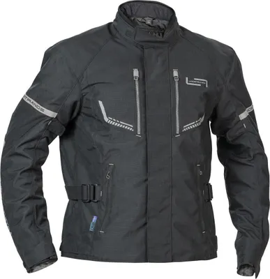 Produktbild von Lindstrands Lomsen wasserdichte Motorrad Textiljacke, schwarz, 56