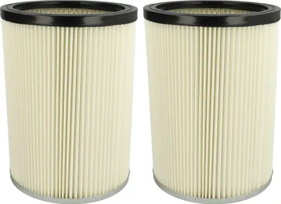 Produktbild von vhbw 2x Faltenfilter Ersatz für Kärcher 6.904-325.0, 6.904-048.0 für Staubsauger - Patronenfilter Weiß Abwaschbar