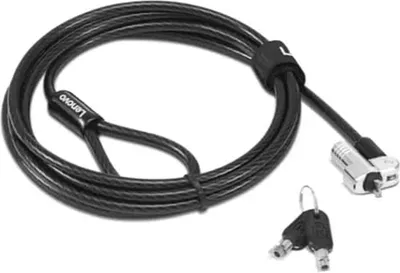 Image de Lenovo 4XE1L51710 câble antivol Noir 1,8 m