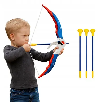 Zdjęcie produktu dla Łuk dla Dzieci Zestaw Łuczniczy Sportowy Strzały Przyssawki Na Prezent