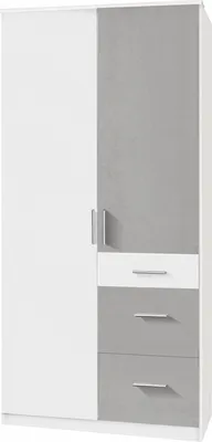 Produktbild von Kleiderschrank Joker Drehtürenschrank Ausführung wählbarweiß / beton