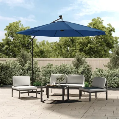 Immagine prodotto di Maison Exclusive - Telo di Ricambio per Ombrellone a Sbalzo Azzurro 350 cm