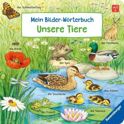 Immagine prodotto di Mein Bilder-Wörterbuch: Unsere Tiere