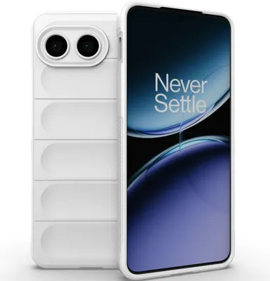 Produktbild von Handyhülle für OnePlus Nord 4 Weich TPU Silikon Stossfest Anti-rutsch Hülle Weiß
