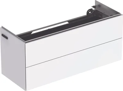 Produktbild von Geberit Geberit Waschtischunterschrank ONE 1044x465x396mm Lack weiß hochglanz