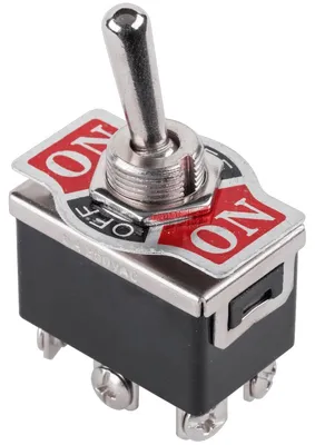 Produktbild von ProRide Kippschalter ON-OFF-ON 6-polig - 10A 125V - 6A 250V KN3(C)-203