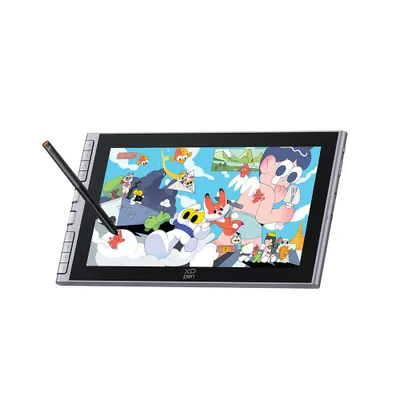 Produktbild von XPPen Artist 12 3rd Silber 11,9 Zoll Grafikmonitor mit X4 Stift, 16K Druckstufen, Dual X-Dial und 99% sRGB Farbraum