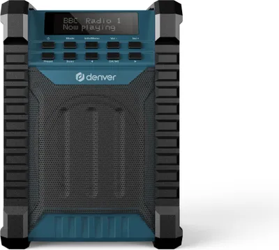 Produktbild von DENVER WRD-60 – Robustes Baustellenradio mit DAB+, Bluetooth & Akku, IP54