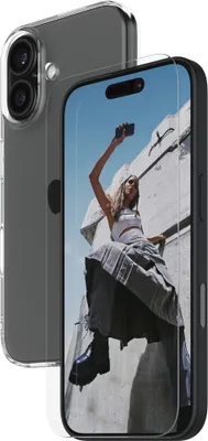 Zdjęcie produktu dla PanzerGlass SAFE. by ® 2-in-1 Protection Bundle iPhone 16 | Bulk, Apple, Apple - iPhone 16, Aplikacja na sucho, Odporny na zadrapania, Odporny na wstrząsy, Przezroczysty, 50 szt.