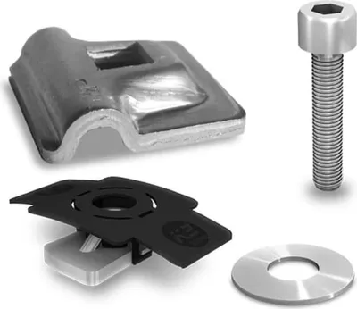 Produktbild von K2 Blitzschutzklemme, Multi, Alu, 8 mm, Set, 1 Stk.