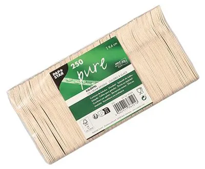 Produktbild von 1000 Eislöffel Holz "pure" 9,4 cm