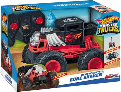 Zdjęcie produktu dla Zdalnie sterowany samochód Hot Wheels Bone Shaker Monster Trucks