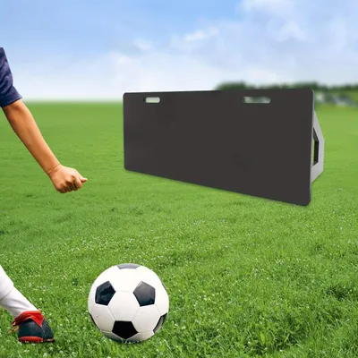 Image de Panneau de rebond pour le football - Tableau de retour de balle pour le football - Tableau d'entraînement - Entraîneur de passes et de tirs - Tableau d'entraînement pour le football