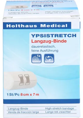 Immagine prodotto di Langzugbinde fein YPSISTRETCH 8cmx7m, 1 St BIN