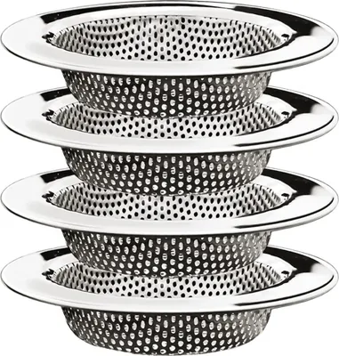 Image de INF Bouchon de crépine d'évier pour panier de vidange d'évier de cuisine, pack de 4