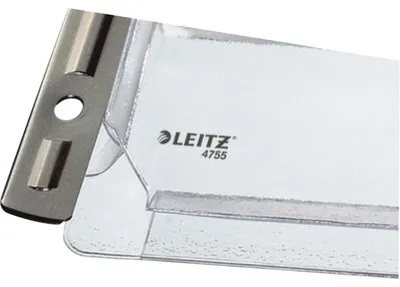 Produktbild von Leitz Maxi Prospekthülle Stabil, 210 x 297 mm (A4), Transparent, Polyvinylchlorid (PVC), Porträt, Oben, 80 g/m²