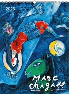 Produktbild von Marc Chagall 2026 - Bild-Kalender 42x56 cm - Kunst-Kalender - 5-Farbdruck - Wand-Kalender - Malerei - Alpha Edition