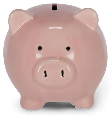 Produktbild von Legami - Spardose aus Keramik - Coin Bank, Schweinchen für Geld, Geldbörse für Kinder, Geschenkidee zum Geburtstag, Lernen zu sparen