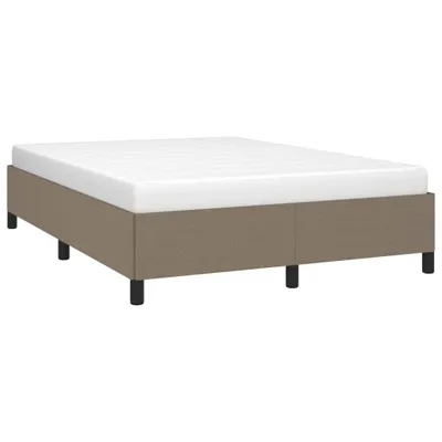 Produktbild von Bettgestell ohne Matratze Taupe 140x190 cm Stoff