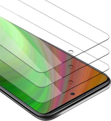 Image de Cadorabo 3x film blindé pour Samsung Galaxy A71 5G film de protection en blanc film tempéré verre de protection d'écran