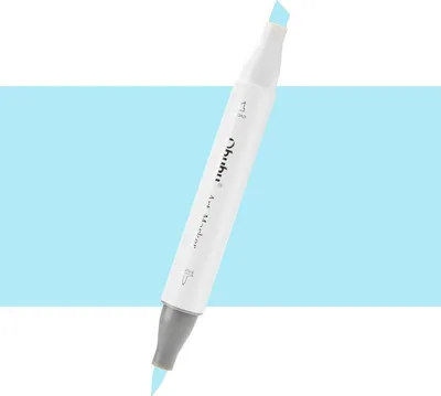 Zdjęcie produktu dla OHUHU dwustronny pędzel i dłuto, B050 Robin's Egg Blue