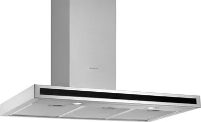Immagine prodotto di Silverline 3173 Cappa aspirante a parete Nero, Acciaio inox 593 m³/h