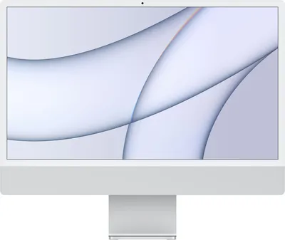 Produktbild von Apple iMac 24 Zoll silber, 2021, Apple M1 8C8G, 8GB, 256GB SSD