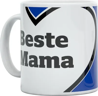 Produktbild von HSV Fanartikel HSV Tasse Beste Mama Herz ohne