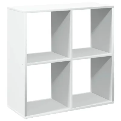 Obrázek produktu pro vidaXL Pokojová knihovna s rozdělovačem bílá 69,5 x 29 x 69,5 cm materiál na bázi dřeva