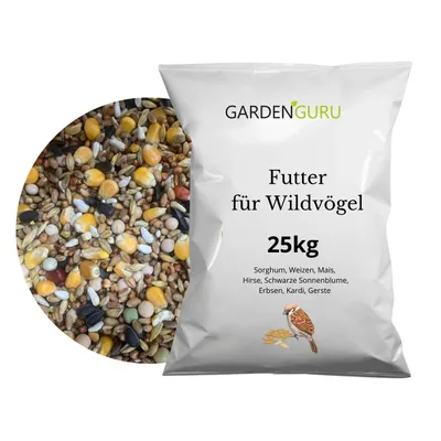 Produktbild von Vogelfutter Wildvogelfutter 25kg Ganzjahresfutter für Vögel Hühner Tauben 25 kg
