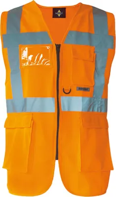 Produktbild von Korntex KXMF | Multi-Funktions-Warnweste Executive - Farbe: Signal Orange - Größe: L