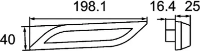 Produktbild von HELLA Rückfahrscheinwerfer 2ZR 013 401-031 Hinten Links 200mm 40mm