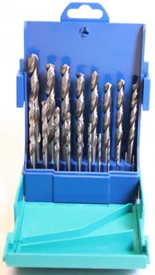 Produktbild von HELLER HSS-Co Cobalt-Edelstahlbohrer DIN 338 RN Satz, 19 Stück, 219624