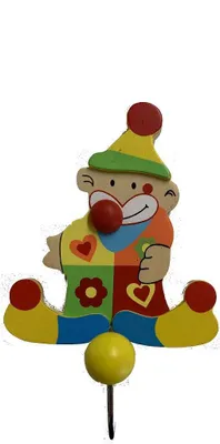 Produktbild von Kinder Garderobe Kleiderhaken Clown