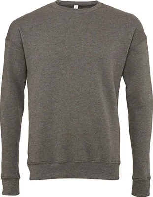 Produktbild von BELLA+CANVAS Uni Pullover Sweatshirt Fleece Sweater Shirt Langarm, Größe:2XL, Farbe:Deep Heather