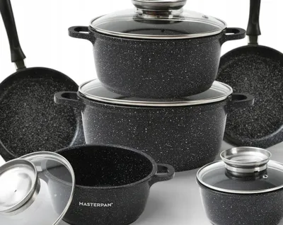 Produktbild von Topfset Masterpan Premium Aluminium 16-teilig