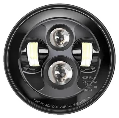 Obrázek produktu pro LED světlomet, dálková a potkávací světla, vodotěsnost IP68, 1 ks 7palcový E9