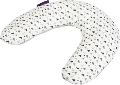 Produktbild von Träumeland T041202 Ersatzbezug Seitenlagerungskissen, Design 2, grau