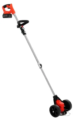 Produktbild von Elektrischer Rasentrimmer - Akkubetrieben - 21 V - 800 W - Bürstenloser Motor - 18.000 U/min - 2 Räder - Rot